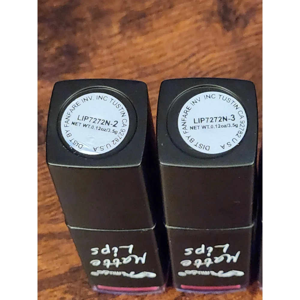 Bundle Of 5 Amuse Matte Lipstick Multi Color - Picture 4 of 5